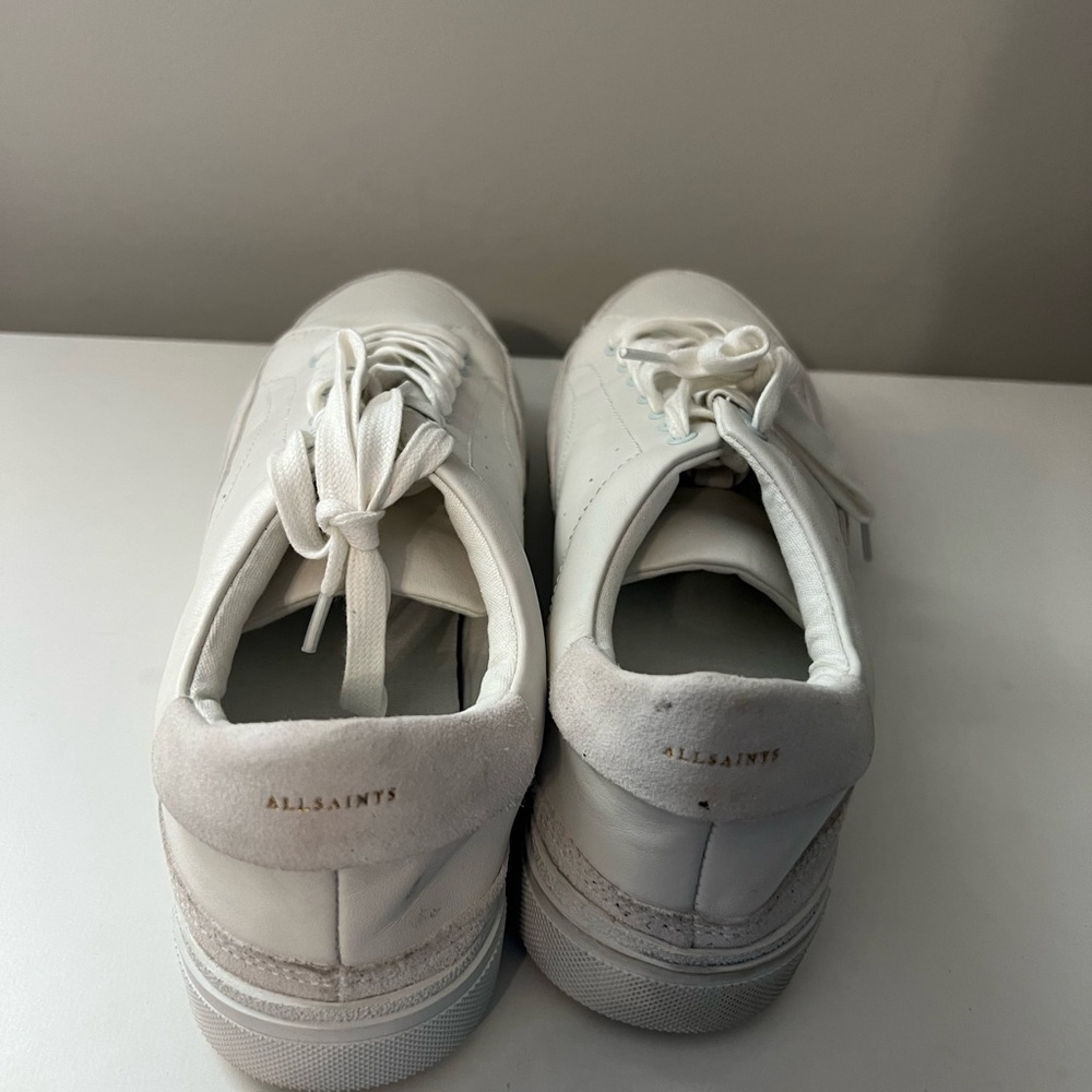 ALLSAINTS Trish Sneaker in Chalk White - Picture 5 of 8